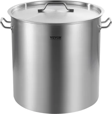 Immagine prodotto di Pentola in acciaio inossidabile da 84 litri con coperchio a cestello per cucinare in cucina