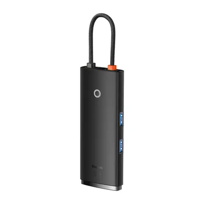 Obrázok produktu pre Baseus WKQX050101, USB 3.2 Gen 1 (3.1 Gen 1) Type-C, HDMI, USB 3.2 Gen 1 (3.1 Gen 1) Type-A, USB 3.2 Gen 1 (3.1 Gen 1) Type-C, SD, Čierna, Akrylonitrilbutadienstyren (ABS), 45 g