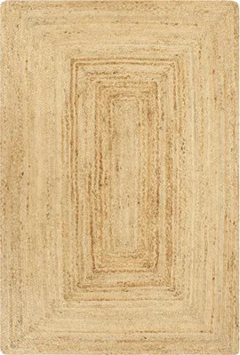 Image de vidaXL Tapis Fait main Jute Naturel 80x160 cm