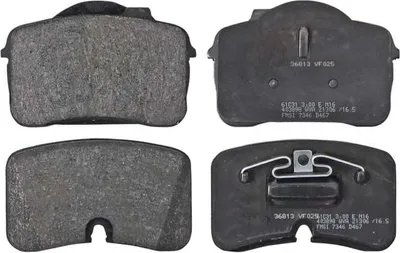 Image de Jeu de plaquettes de frein A.B.S. avant pour AUDI A4 Avant (8D5, B5) 36813
