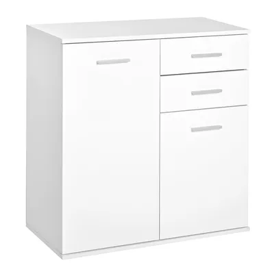 Produktbild von HOMCOM Konsolenschrank, Schrank, Sideboard, Buffet, Mehrzweck-Aufbewahrung, Organizer, Möbel für Esszimmer, Wohnzimmer, mit Türen und Schubladen, 71 x 35 x 76 cm