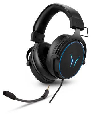 Produktbild von ERAZER Mage P20 Gaming Headset (240cm Kabel, Over Ear, flexibles & abnehmbares Mikrofon, Fernbedienung, RGB Beleuchtung, 3,5mm Audio, USB, ES9260Q Soundchip)
