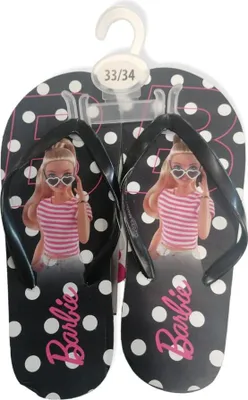 Produktbild von Flip Flop / Badeschuhe / Badeschlappen / Badesandalen "Barbie mit Herzbrille" 31/32