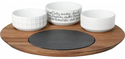 Produktbild von Räder Design Servierbrett Häppchenweise Rund (4-teilig)