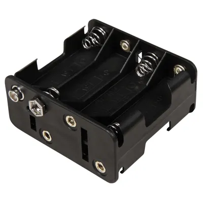 Produktbild von 8x AA (Mignon) Batteriehalter Druckknopf
