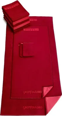 Produktbild von Bassetti Saunatuch SHADES Farbe 63 BOURDEAUX 63, Größe 75x200