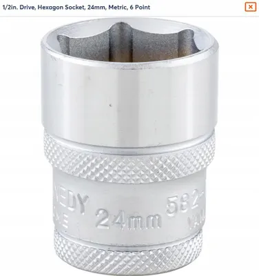 Obrázek produktu pro KennedyPro KEN5827362K: Klíč očkový, 24 mm, 1/2"