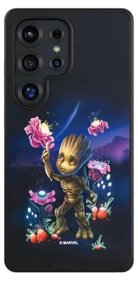 Produktbild von NIVOCASE Hülle für Samsung Galaxy S25 Ultra  Handyhülle NIVOcore Case Schwarz Marvel Guardians Of The Galaxy Baby Groot