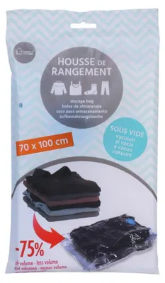Image de DOCHTMANN Sac de rangement sous vide 70 x 100 cm, transparent