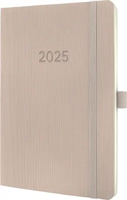 Produktbild von SIGEL C2530 Wochenkalender Conceptum 2025 - ca. A5 - taupe - Softcover - 2 Seiten = 1 Woche - 192 S. - PEFC-