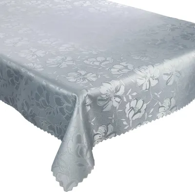 Zdjęcie produktu dla Obrus plamoodporny Flowers 3329 szary 80x80 cm