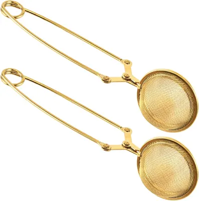 Produktbild von Tee-Infuser aus Edelstahl, 2 Stück mit Schnappkugel und Griff