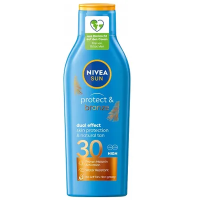 Obrázok produktu pre Ochranný balzám Nivea Sun s aktivátorom opálenia SPF30, 200 ml