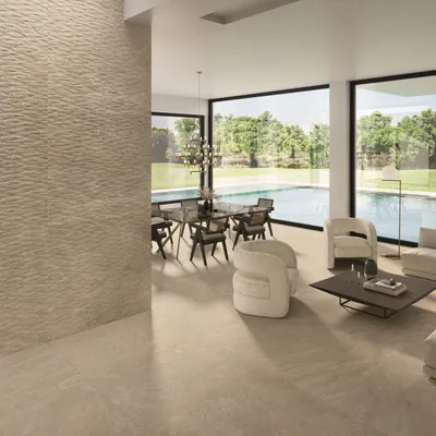 Zdjęcie produktu dla CASA39 Płytki imitujące kamień, beżowe, 60 x 120 cm, Ergon Oros Stone