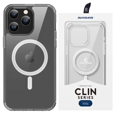 Produktbild von DUX DUCIS Handyhülle CLIN MAG kompatibel mit MagSafe passend für IPHONE 15 Pro Max transparent