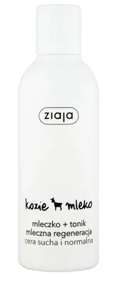 Produktbild von Ziaja Ziegenmilch Feuchtigkeitspflege, Milch und Tonic für trockene Haut, 200ml