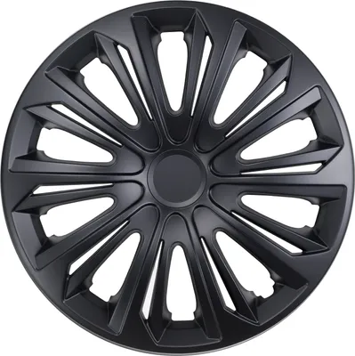 Zdjęcie produktu dla Uniwersalny kołpak piasty 14" NRM Strong czarny matowy 1 szt