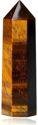Image de Cristal en forme de tigre, œil de tigre, 2 pouces, pierre de guérison, méditation, énergie, coffret cadeau