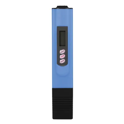 Produktbild von Digitaler LCD-Wasserqualitätsprüfstift, Reinheitsfilter, TDS-Messgerät, Tester, 0–9999 PPM, Temperatur, Blau