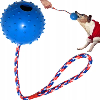 Produktbild von PETSTORY Hundespielzeugball mit Schnur erweiterbar