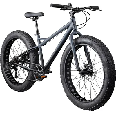 Produktbild von Galano Fatman 4.0 Fatbike 26 Zoll Herren Damen ab 155 cm Fahrrad 7 Gang MTB schwarz/grau