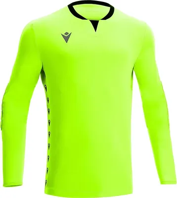 Produktbild von Macron Eridanus Tw-Trikot Langarm Herren - Neongelb / Schwarz | Größe: XL