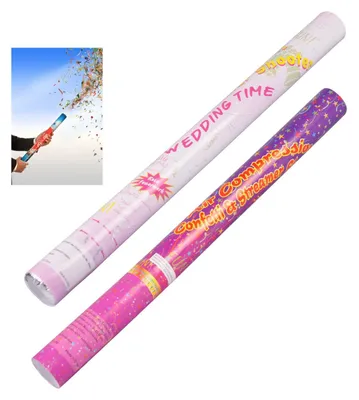 Image de Confetti Shooter Canon à confettis Party Canon Popper Bombe à confettis Party Canon, Variante:Mariage