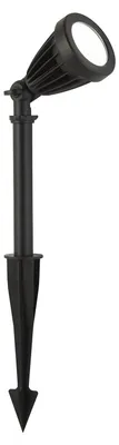 Immagine prodotto di Faretto Picchetto Moderno Spikey Alluminio Nero Policarbonato Trasp Led 12 3000K