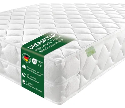 Imagen del producto de Colchón de espuma fría ortopédico - 140 x 200 cm - 22 cm de altura - Dureza H2 y H3