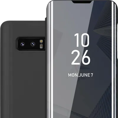 Obrázok produktu pre Cadorabo puzdro na mobilný telefón pre Samsung Galaxy NOTE 8 v čiernom kryte zadný kryt ochranný kryt knižka puzdro knižka
