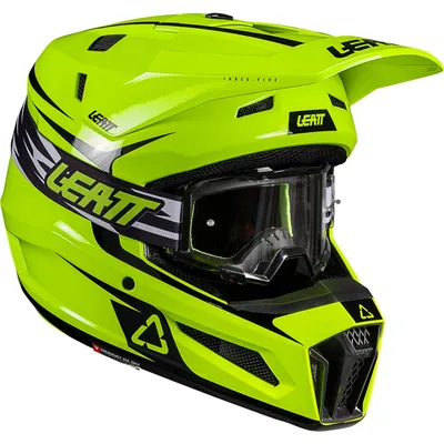 Obrázok produktu pre Sada prilby Leatt Helmet Moto 3.5 V26, žltá a čierna, veľkosť L