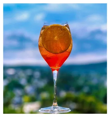 Produktbild von Aperol Spritz Glas Hengsbach XL – Cocktailglas, 440 ml, bleifreies Kristallglas für Aperol Spritz, Lillet, Hugo, Amalfi, Cocktails, 6 Stück