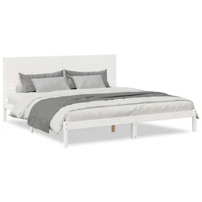 Immagine prodotto di Giroletto Extra Lungo senza Materasso Bianco 180x220cm Massello