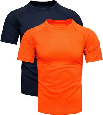 Obrázok produktu pre Recea Pánska sada tričiek Ahmetaj oranžovo-navy XXL