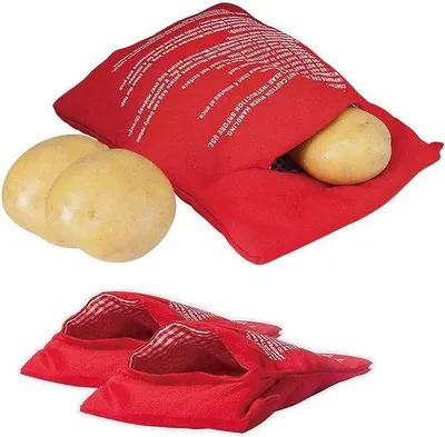 Produktbild von Elektrische Kartoffelkochzange | Kartoffelkochbeutel | Kartoffelkochzange | Kartoffelkochbeutel | Kartoffeln schnell kochen | Elektrische Kochzange | Wiederverwendbare Kochbeutel | Kartoffel Dampfbeutel | Küchenaccessoire | Schnelle Kartoffelbereitung | Kochen ohne Pfanne | 3 Stück