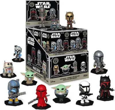 Image de Funko Star Wars Mystery Minis Minifiguren 5 cm The Mandalorian Display (12)