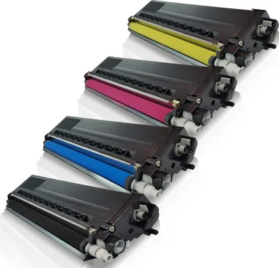 Produktbild von Print-Klex 4x kompatible Tonerkartuschen kompatibel mit Bother HLL9200CDWT HLL9300CDWTT MFCL9500Series MFCL9550CDW MFCL9550CDWT TN900 TN900BK TN900C TN900M TN900Y Black Cyan Magenta Yellow - Sparset - Eco Office Serie