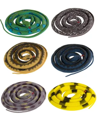 Produktbild von Realistisch aussehende Gummi Schlange als Stretch Tier 146 cm