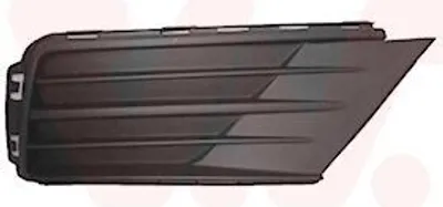 Produktbild von VAN WEZEL Lüftungsgitter Grill Stoßfänger für VW CADDY IV Kombi (SAB, SAJ) ohne Loch/Löcher für Nebellampen Schwarz