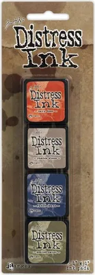 Produktbild von Ranger Distress Ink Mini Kit 5 Vintage Stempelkissen Set
