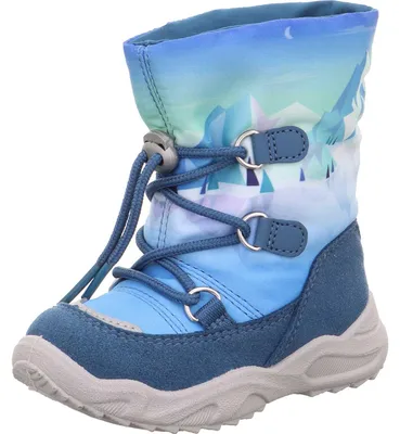 Produktbild von Superfit Gore-Tex Glacier Kleinkinder Wasserdichter Winterstiefel Blau, 1-009238-8000 - Gr. 22
