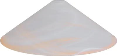 Produktbild von Schusterschirm Ø 420mm Ersatzglas rund Alabaster Orange Vestaschirm