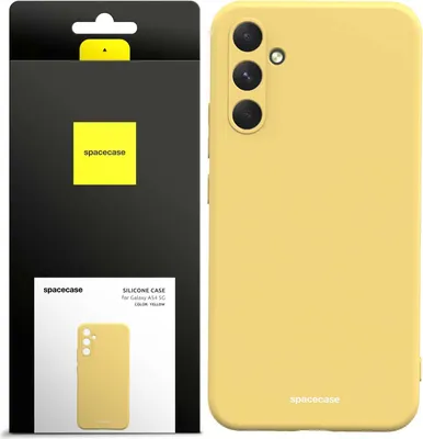 Immagine prodotto di Custodia in silicone SPACECASE Custodia in silicone per Galaxy A54 5G giallo