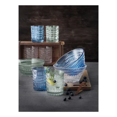 Produktbild von Nachtmann 105389 Ethno Becher 2-er Set, Farbe:Vintage Blue
