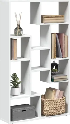 Obrázek produktu pro Maison Exclusive – knihovna bílá 72x20x120,5 cm dřevěný materiál