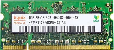 Obrázek produktu pro Hynix Hymp112s64cp6-s6, 1GB, 800MHz, PC2 DDR2, SODIMM, paměťová modulu