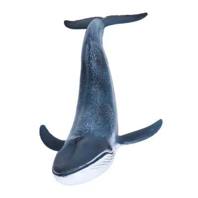 Image de Jouet Baleine Bleue,Figurine animal de mer,Figurine animal de mer,Modèle marin,Figurine marine,Figurine baleine bleue