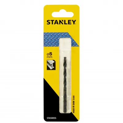 Obrázok produktu pre Stanley STA50055-QZ, Vŕtačka, 5 mm, 86 mm, Kov, 5,2 cm, HSS-R oceľ