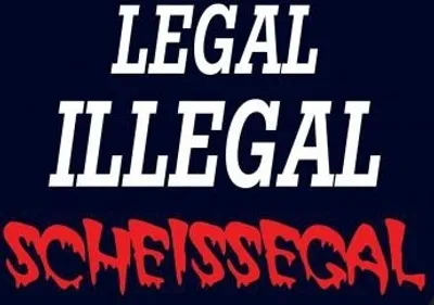 Produktbild von Legal, Illegal - Aufkleber