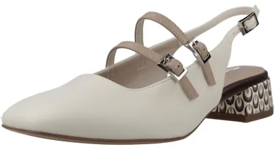 Produktbild von TAMARIS Pumps Weiß mit Riemchen, Quadratischer Spitze und Blockabsatz, 29510 44